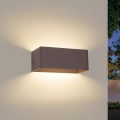 Brilagi - DONNANI LED-utomhusvägglampa 7W/230V, 20 cm, brun, IP44