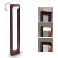Brilagi - LED-utomhuslampa CROTONE LED/7W/230V, brun, IP54, 80 cm
