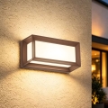 Brilagi - LED-utomhusväggarmatur PARKER LED/12W/230V 3000/4500/6000K brun IP44