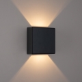 Brilagi - LED utomhusvägglampa DOUBLERAY LED/6W/230V svart IP54