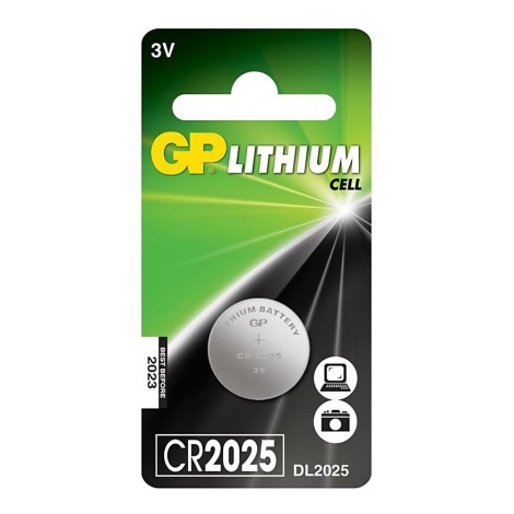 1st Litium knappcellsbatterier CR2025 GP 3V/170mAh