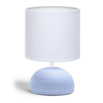 Aigostar - Bordslampa 1xE14/40W/230V blå/vit