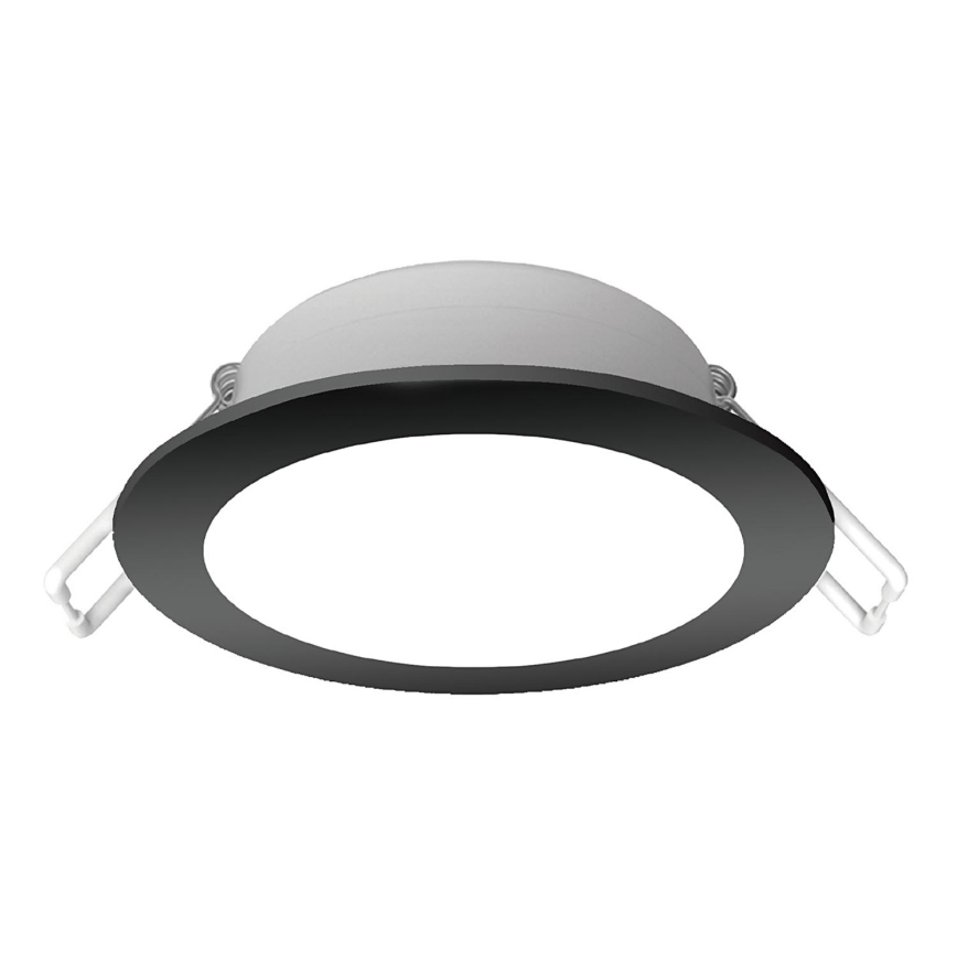 Aigostar - Infälld LED badrumsbelysning LED/4,8W/230V 3000K svart IP65