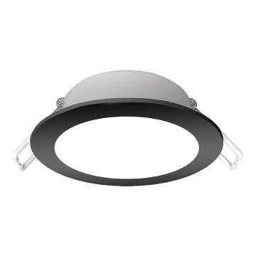 Aigostar - Infälld LED badrumsbelysning LED/4,8W/230V 4000K svart IP65