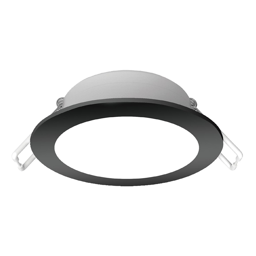 Aigostar - Infälld LED badrumsbelysning LED/4,8W/230V 6500K svart IP65