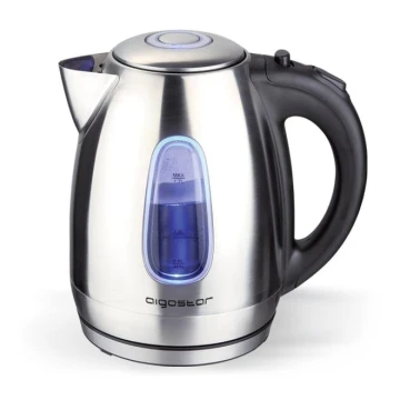 Aigostar - Kettle 1,7 l 2200W/230V krom/svart