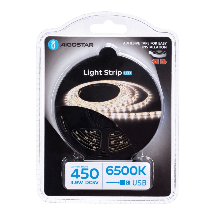 Aigostar - LED list 2m LED/4,9W/5V 6500K IP65