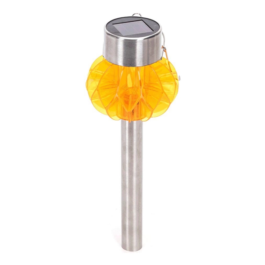 Aigostar - LED solcellslampa LED/0,012W/1,2V 38,4cm 3000K IP44 orange