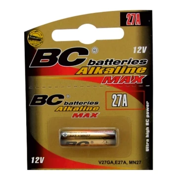 Alkaliska batterier 27A 12V