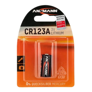 Ansmann 04006 - CR123A - Lithium Batterier 3V