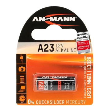 Ansmann 04678 - A 23 - Alkaliska batterier A23/LR23/LRV08, 12V
