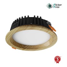 APLED - LED infälld belysning RONDO WOODLINE LED/6W/230V 4000K diameter 15 cm tall massivt trä