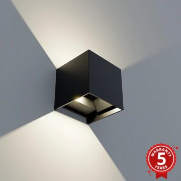 APLED - LED Utomhus Väggbelysning CUBE 2xLED/3W/230V IP65