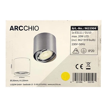 Arcchio - LED spotlight ROSALIE 1xGU10/ES111/11,5W/230V