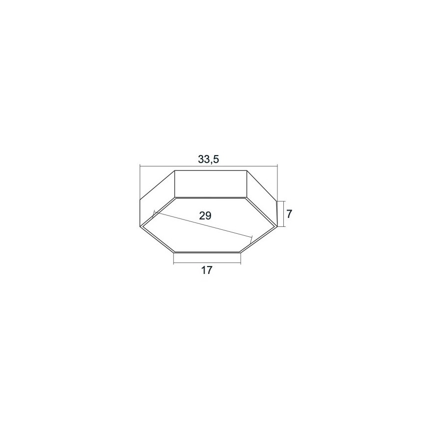 Argon 3823 - LED taklampa ARIZONA LED/22,5W/230V svart