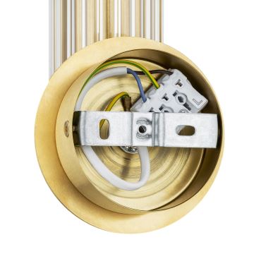 Argon 8497 - Vägglampa HAMPTON 1xE14/7W/230V guld