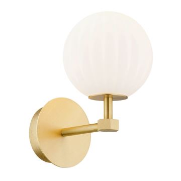 Argon 8502 - Vägglampa PALOMA 1xE14/7W/230V guld/vit