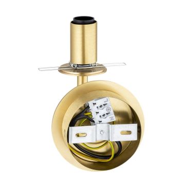 Argon 8502 - Vägglampa PALOMA 1xE14/7W/230V guld/vit