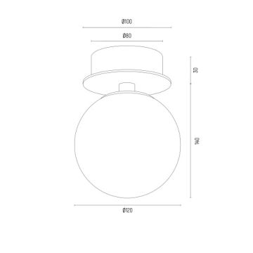 Argon 8504 - Vägglampa PALOMA 1xE14/7W/230V guld/vit