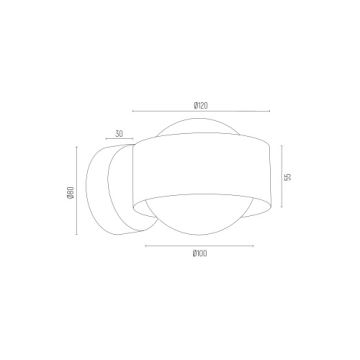 Argon 8567 - Vägglampa för badrum MASSIMO PLUS 1xG9/6W/230V IP44 guld