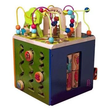 B-Toys - Interaktiv kub Zoo gummifikon