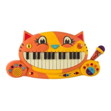 B-Toys - Piano med mikrofon för barn Cat 4xAA