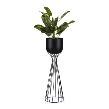 Blomkruka av metall LOFT 68x20 cm svart