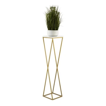 Blomställ LOFT 100x24 cm guld/vit