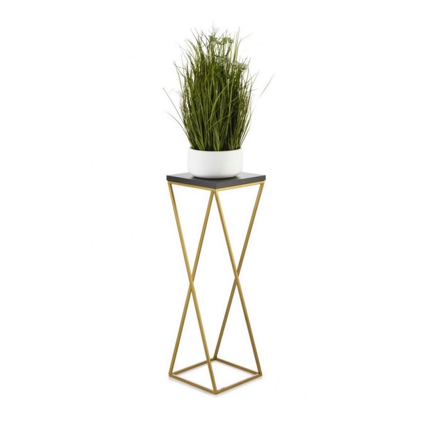 Blomställ LOFT 70x24 cm guld/svart