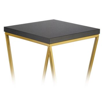 Blomställ LOFT 70x24 cm guld/svart