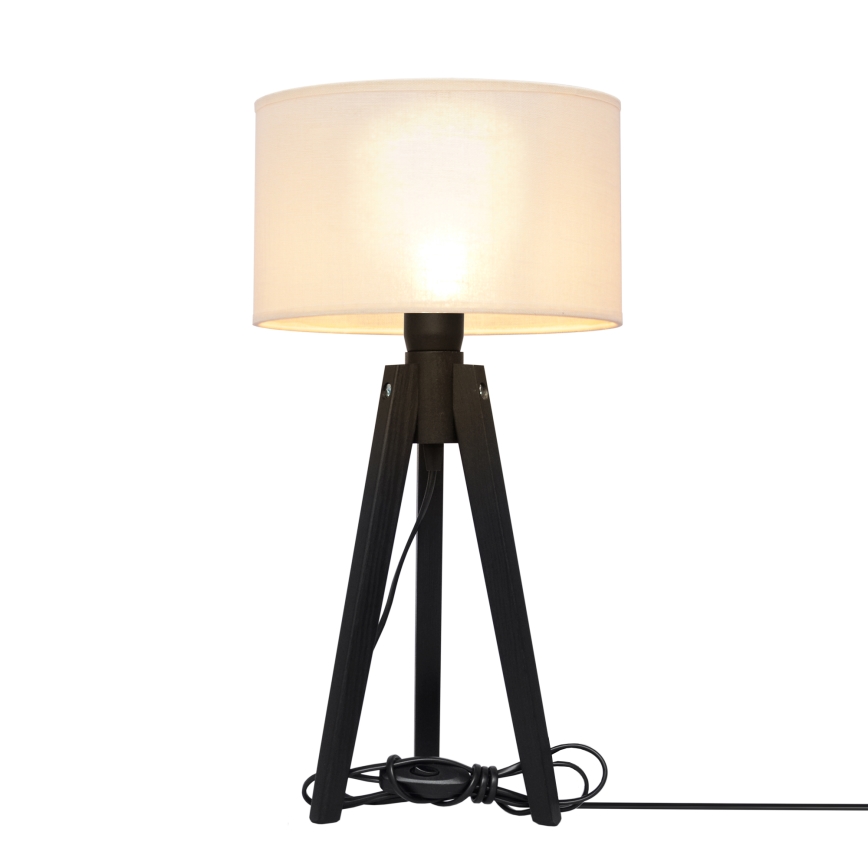 Bordslampa ALBA 1xE27/60W/230V grädde/tall