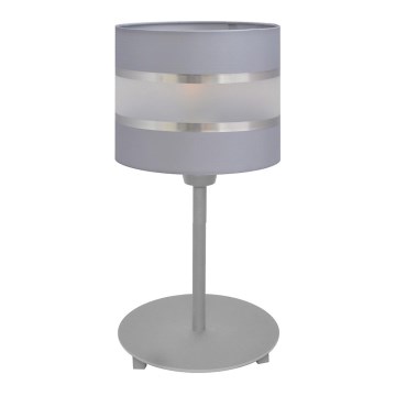 Bordslampa HELEN 1xE27/60W/230V grå/silver