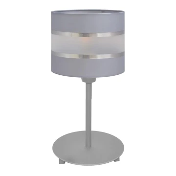 Bordslampa HELEN 1xE27/60W/230V grå/silver