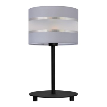 Bordslampa HELEN 1xE27/60W/230V grå/svart