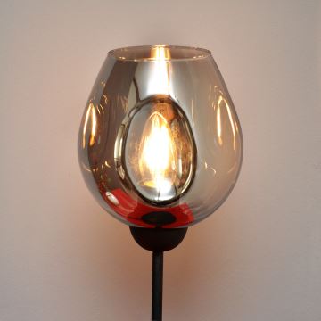 Bordslampa LILI 1xE27/15W/230V svart/grå