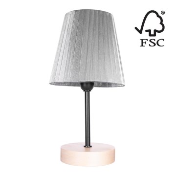 Bordslampa MILA 1xE14/25W/230V birch – FSC certifierade