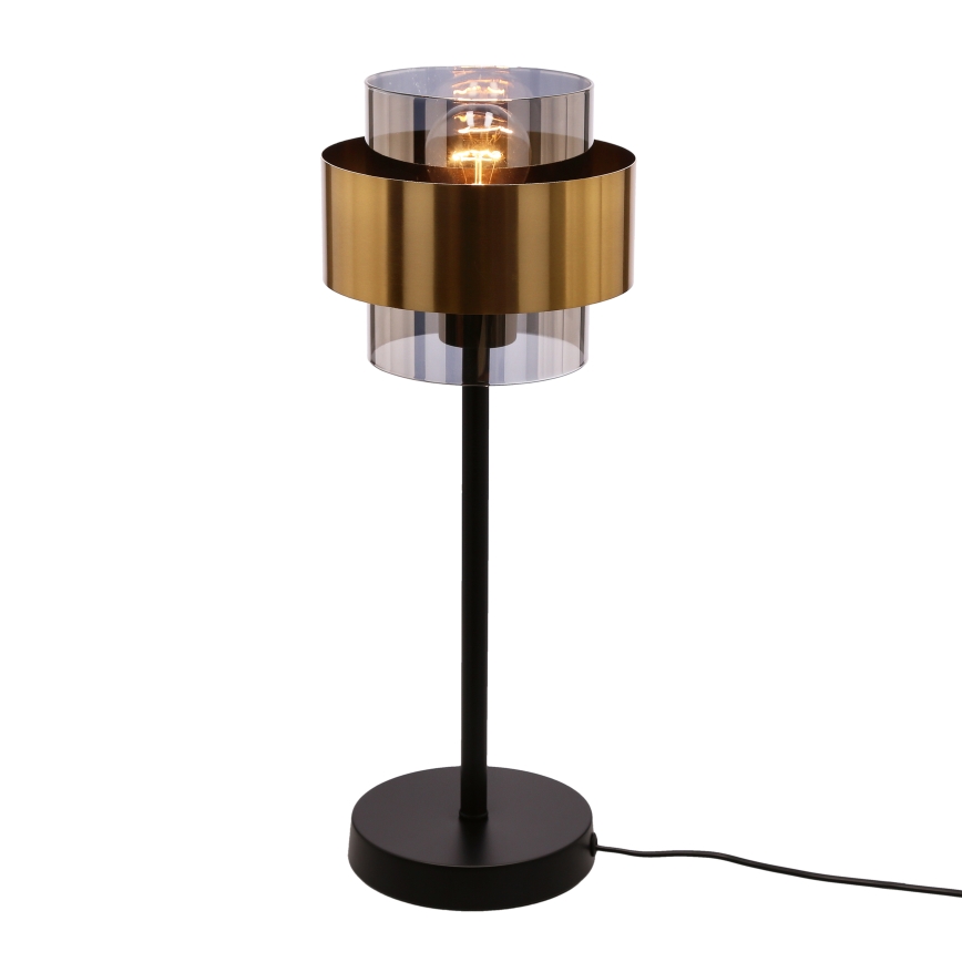 Bordslampa SPIEGA 1xE27/60W/230V guld/svart