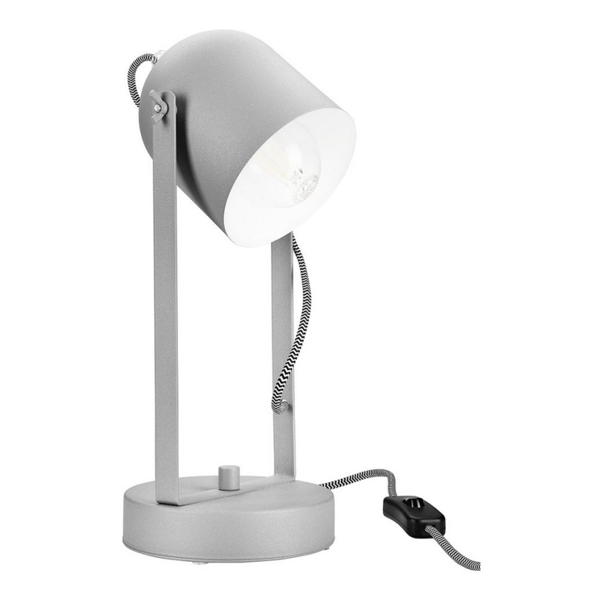 Bordslampa  SURI 1xE27/60W/230V grå