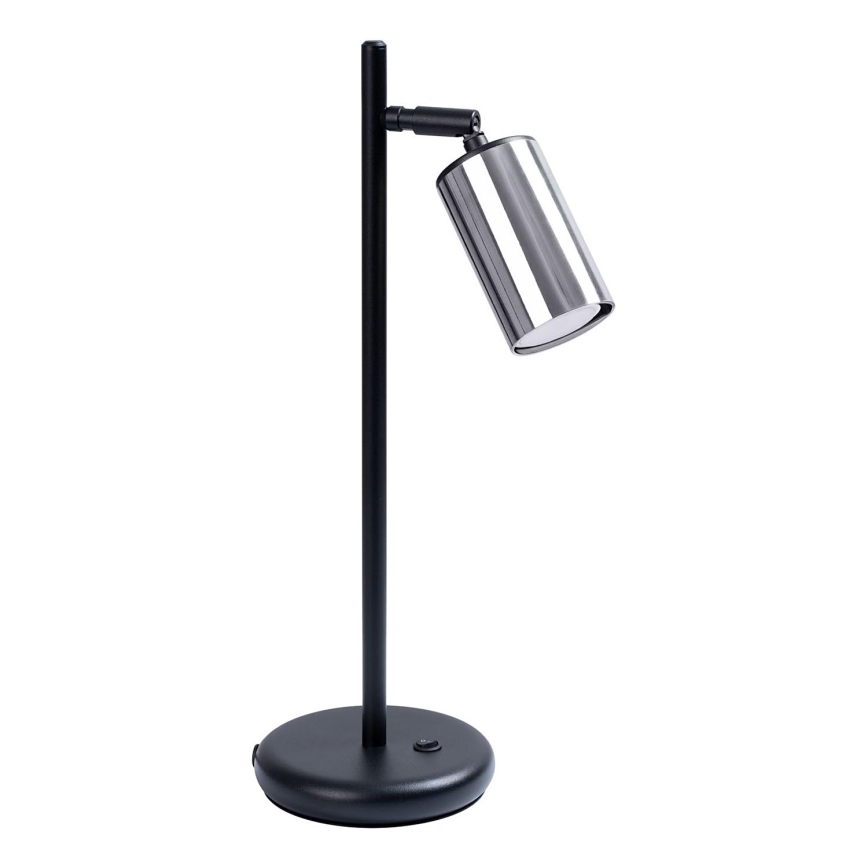 Bordslampa WINX 1xGU10/10W/230V svart/krom