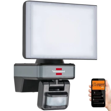 Brennenstuhl - LED Ljusreglerad strålkastare with a sensor LED/19,5W/230V 3000-6500K IP54 Wi-Fi