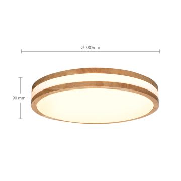 Brilagi - LED Dimbar taklampa MOLINA LED/48W/230V 3000-6500K ek diameter 38 cm + fjärrkontroll