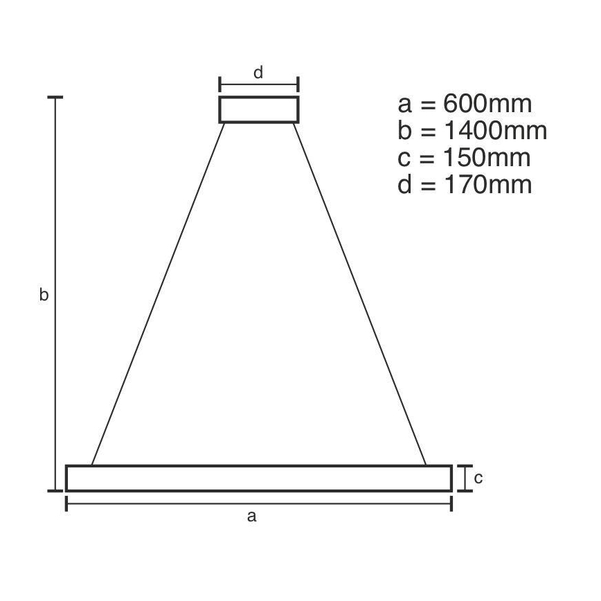 Brilagi - LED Ljusreglerad kristall ljuskrona på snöre HALO LED/40W/230V + fjärrkontroll