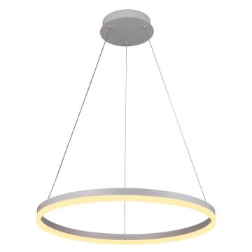 Brilagi - LED ljusreglerad ljuskrona på textilsladd CIRCLE LED/42W/230V 3000-6500K + fjärrkontroll