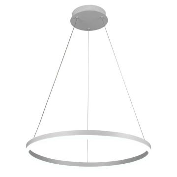 Brilagi - LED ljusreglerad ljuskrona på textilsladd CIRCLE LED/42W/230V 3000-6500K + fjärrkontroll