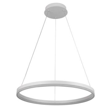 Brilagi - LED ljusreglerad ljuskrona på textilsladd CIRCLE LED/42W/230V 3000-6500K + fjärrkontroll