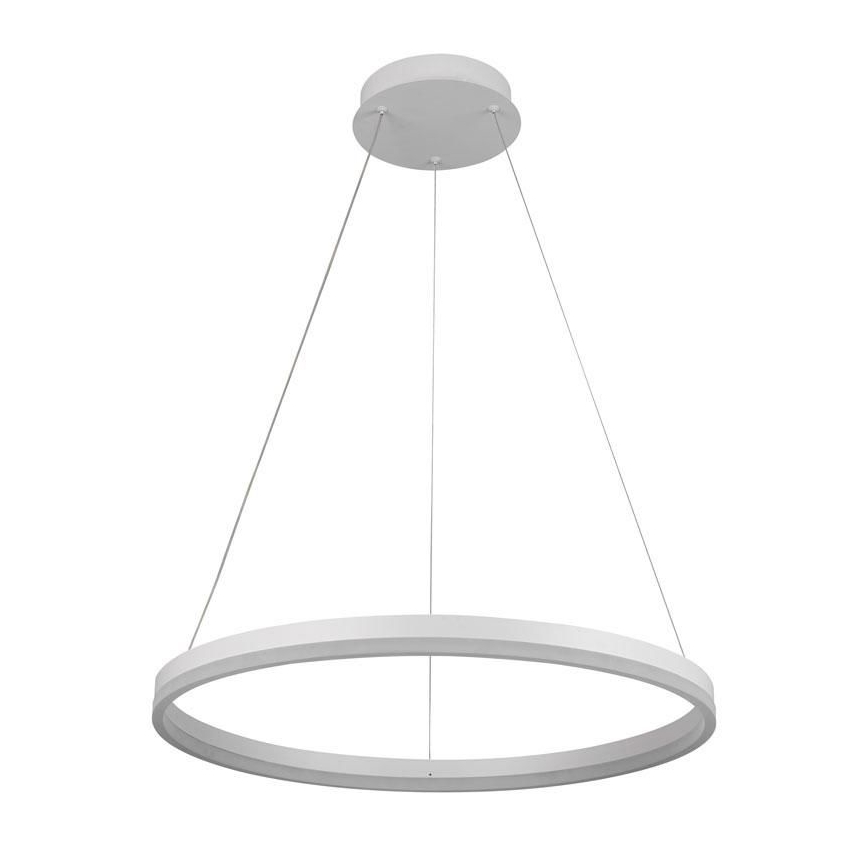 Brilagi - LED ljusreglerad ljuskrona på textilsladd CIRCLE LED/42W/230V 3000-6500K + fjärrkontroll