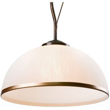 Brilagi - LED pendelljuskrona ANTICO 1xE27/60W/230V brons patina