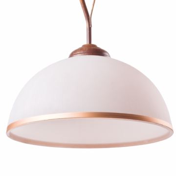 Brilagi - LED pendelljuskrona ANTICO 1xE27/60W/230V brons patina