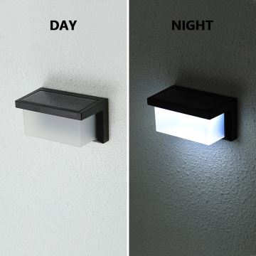 Brilagi - LED solcell väggbelysning med sensor BRICK LED/12W/5,5V IP65