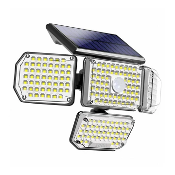 Brilagi - LED solcell väggbelysning med sensor WALLIE LED/5W/5,5V IP65